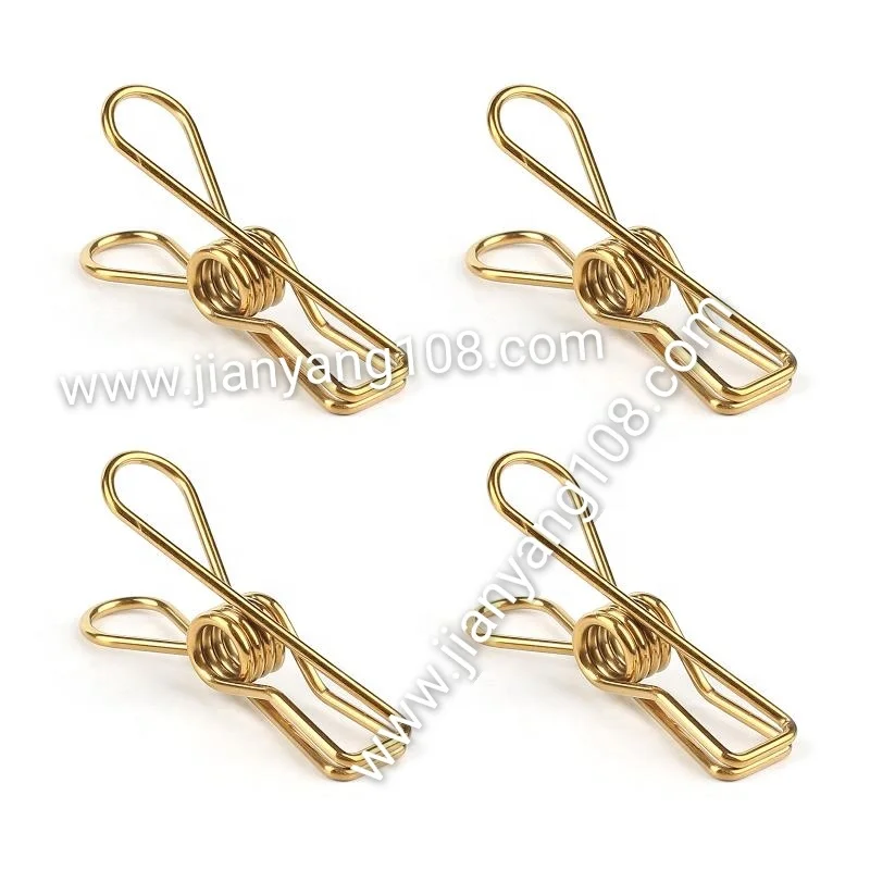 Металлические прищепки для одежды и спера, 20 шт., набор прищепок из нержавеющей стали, оптовые цены в Китае, двойные прищепки с принтом бумажных карт