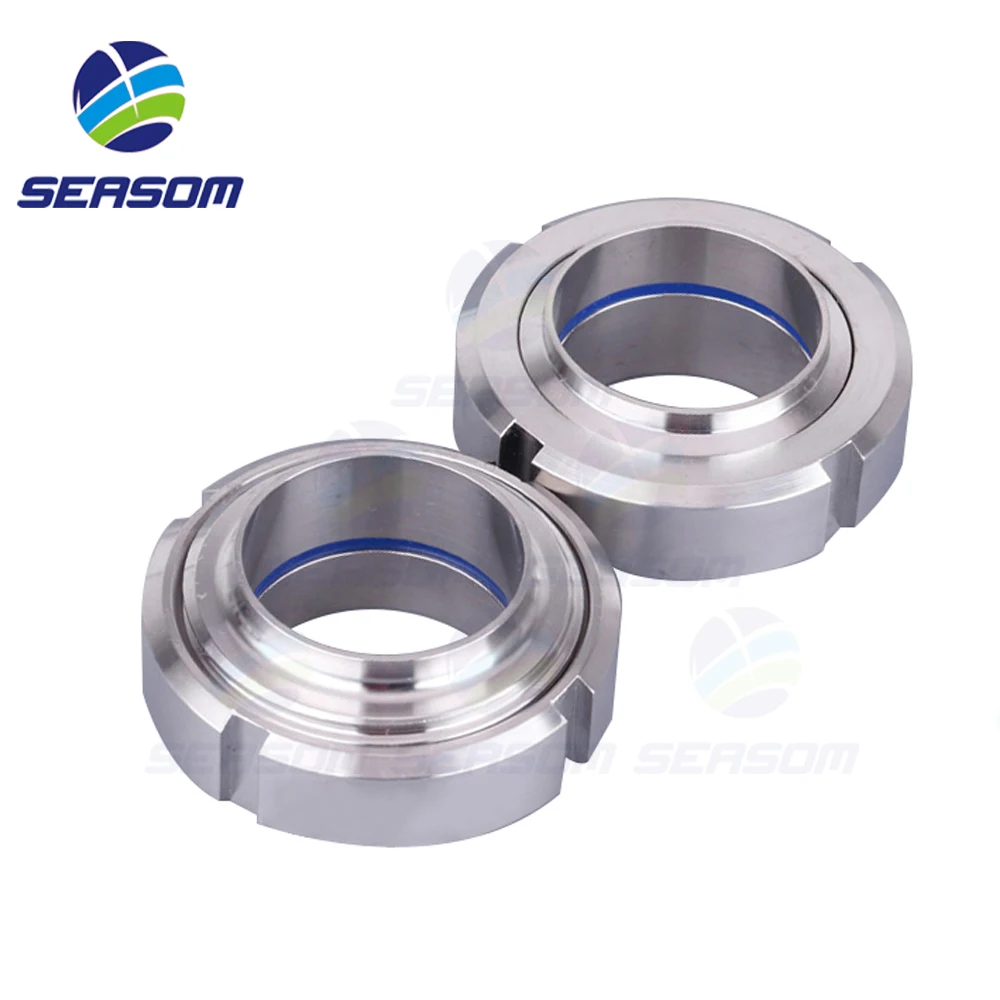 SEASOM For Milk Aseptic Ss Couplings Sms Standard Flexible Pipe Union