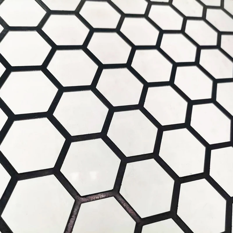 decorative hexagonal hole perfroated metal sheet for building facade