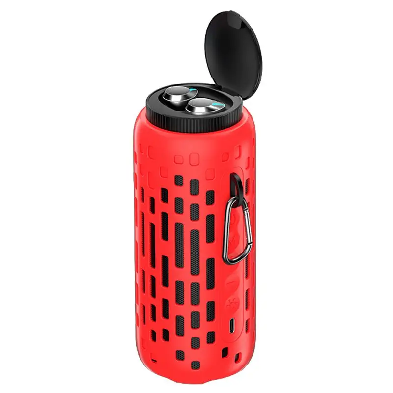 2023 New Arrival M47 Outdoor Hifi Bass Bt 5.3 Speaker Tws Earbuds Mini Stereo Wireless Portable Speaker With Earphones