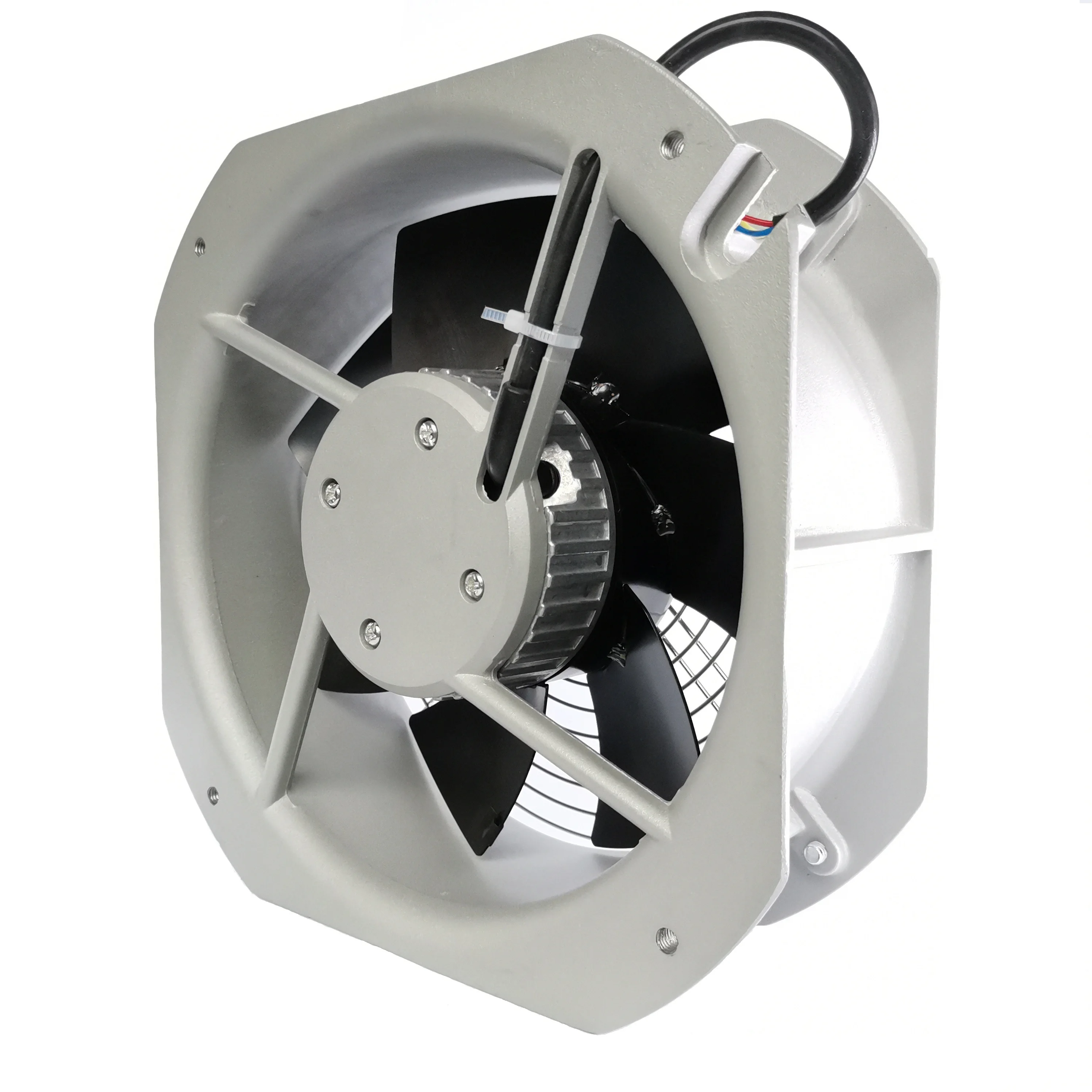 
Dc 24v 48v 200mm 8 22580 Industrial Axial Fan FREE Standing ventilation metal square frame 0-10v/pwm speed control axial fan 