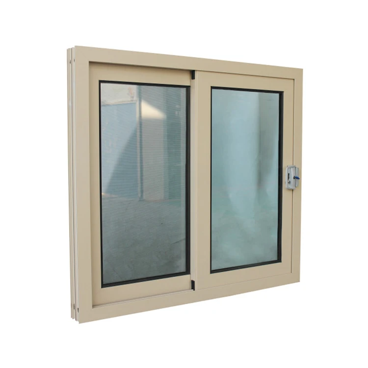 Customize simple design sliding window double glazed aluminum alloy glass sliding windows