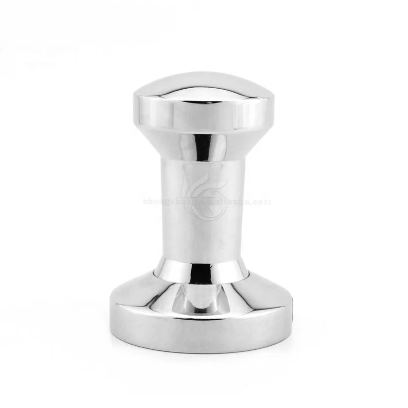 57mm Iron plating mirror polish Espresso Coffee Tamper 53mm Bean Press Coffee Powder Hammer