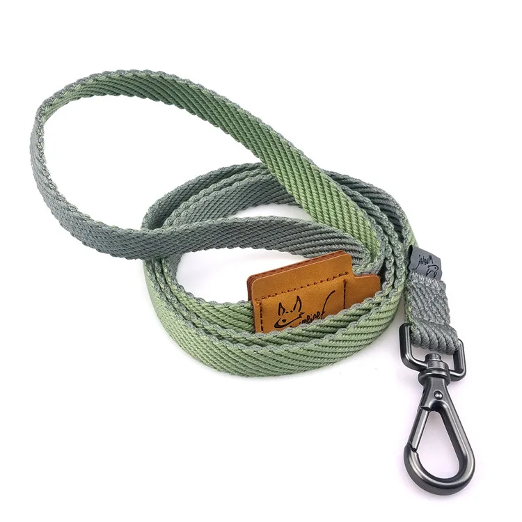 Factory Wholesale Adjustable and Strong Pet Collar with Ribbons High Quality Dog Leash for Training Sustainable Pet Products