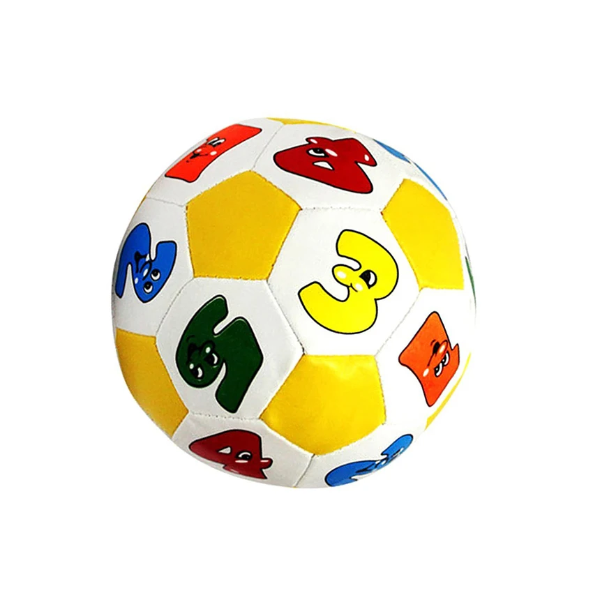 Cheap Price Customized Logo Printing Custom Shape Inflatable Soft Plush Stuffed Plush Play Toy  Ball with number printing