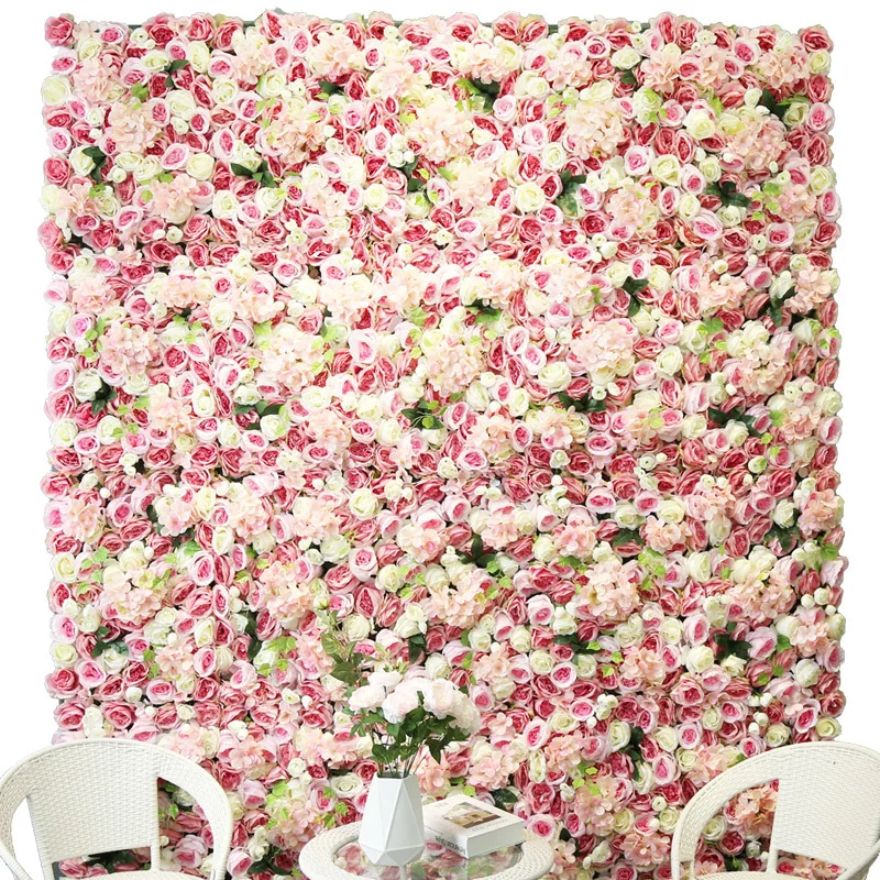 Stage Background Decoration Flower Decal Wall Flowers Silk New Hanging for Home Decor