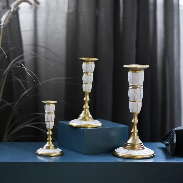 
Creative Simple Nordic High-End Home Candle Holder Jewelry Table Setting Decoration 