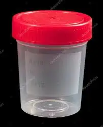 Hospital clinic use medical disposable short 16mm high specimen stool urine container medical sputum cup