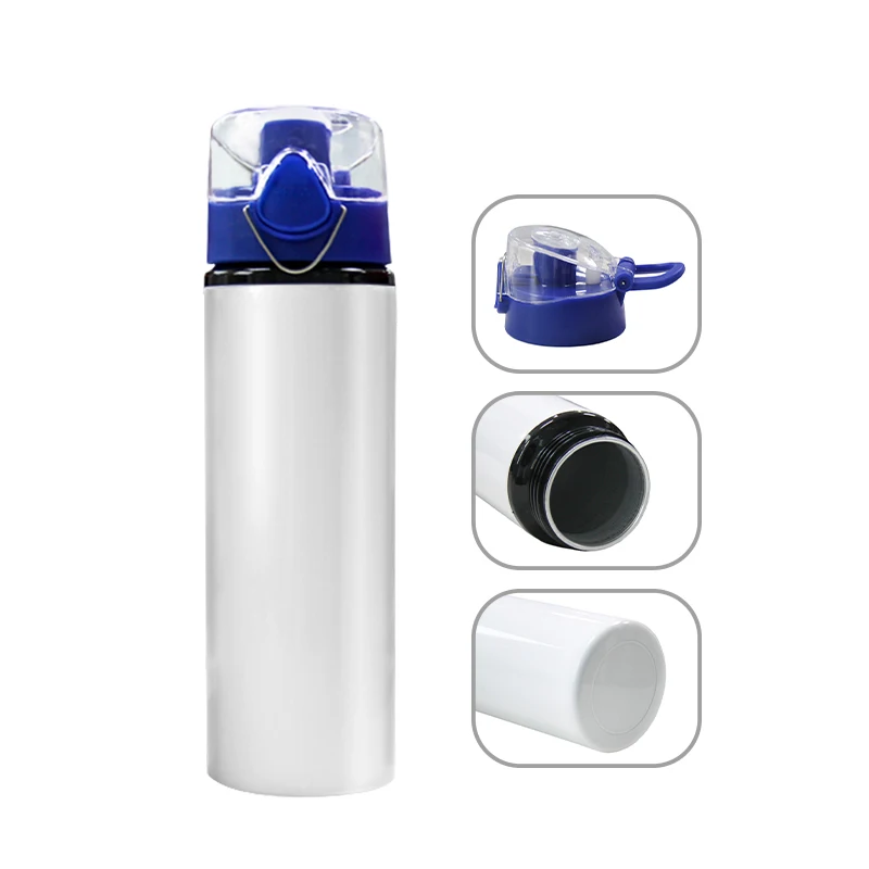 Factory Wholesale Bpa Free 750ml Aluminum Sublimation Sports Water Bottles With Leak Proof Lid Aluminum Bottle