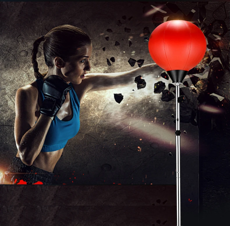 Adults & Kids Adjustable Height Stand Protocol Punching Bag with Stand