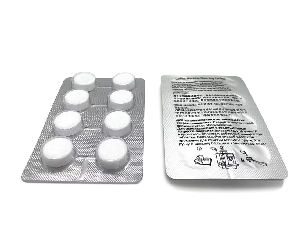 Automatic Coffee Machine Cleaning Detergent Tablets remove coffee oils and residues cleaner coffee machine cleaning tablet OEM