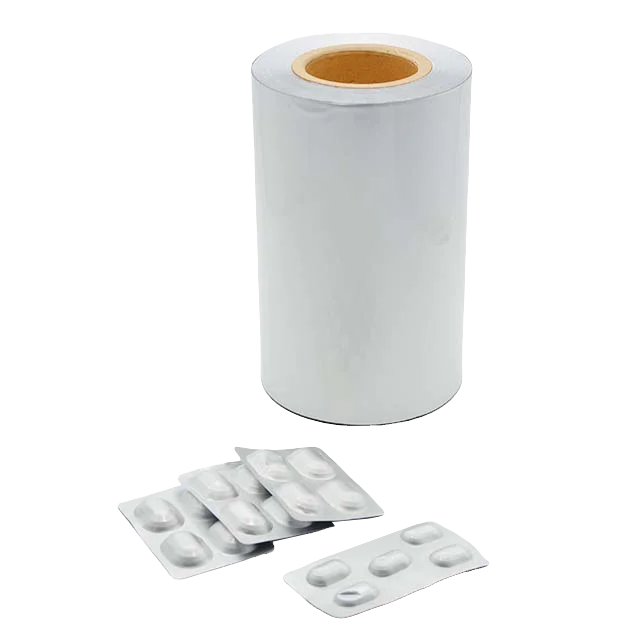 Alu foil  Customized pharmaceutical grade Cold formed aluminum blister foil for pills packaging