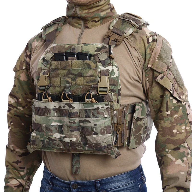 PTG Hot Sale Customized 500D Nylon Plate Carrier Light Weight Outdoor Crossfitness Chaleco Tactico 501 Tactical Vest