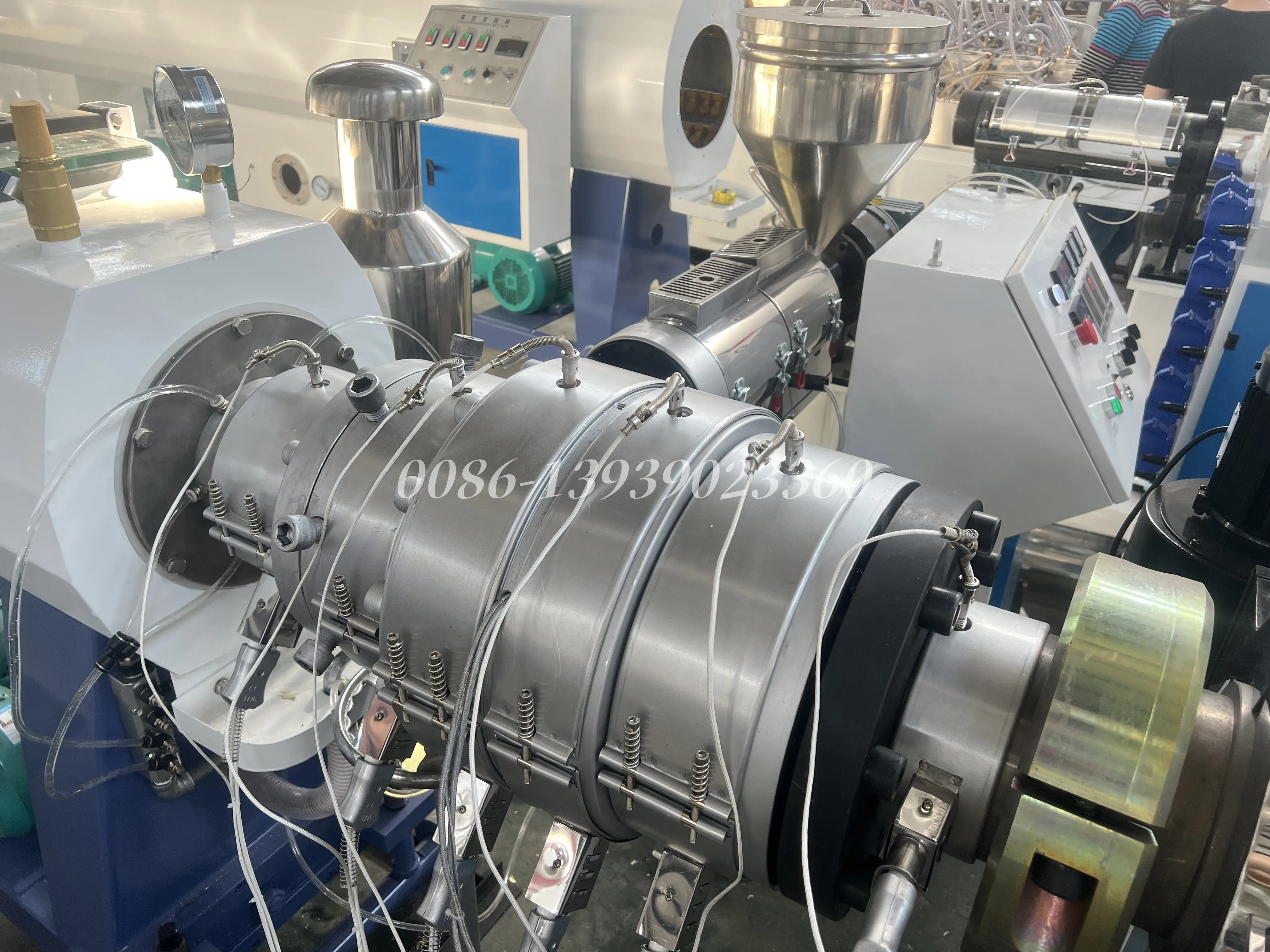 20m-110mm pvc pipe making machine/16-63mm plastic pipe extrusion production line/pvc tube machine