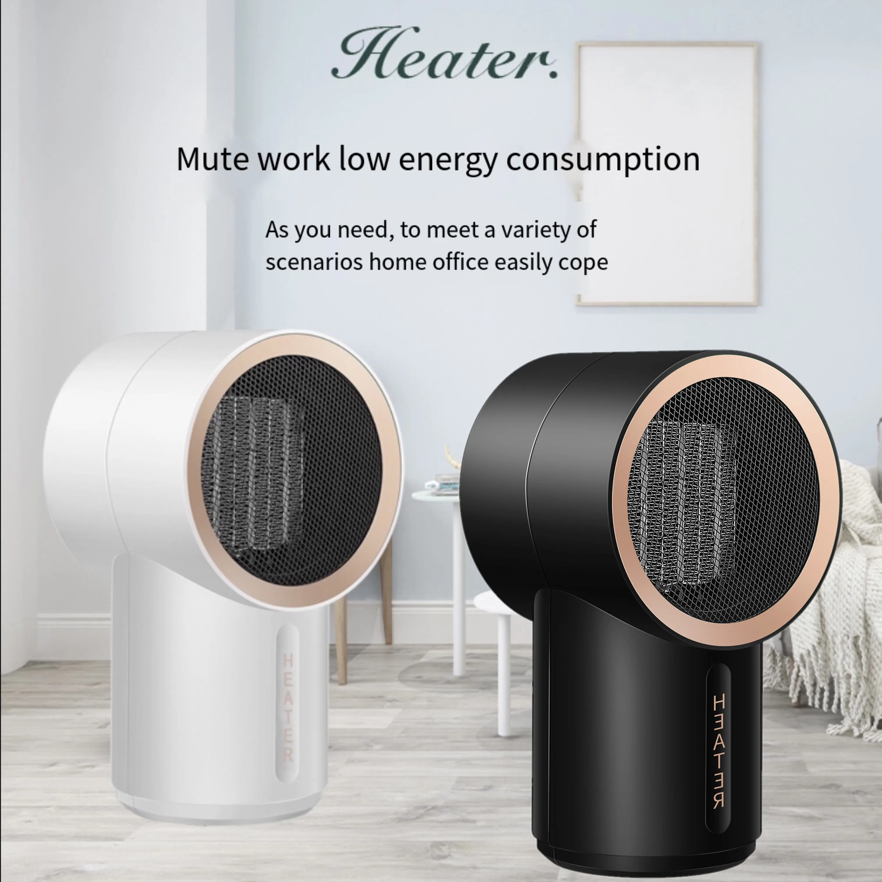 Китайский нагреватель вентилятора PTC, портативный маломощный электрический комнатный нагреватель