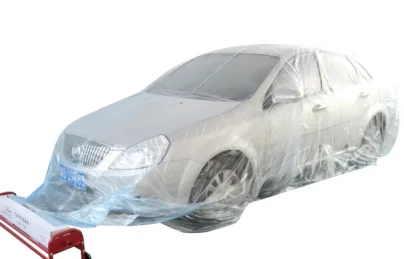 Plastic Blue Clear Paint Plastic Protective Masking Film Covers