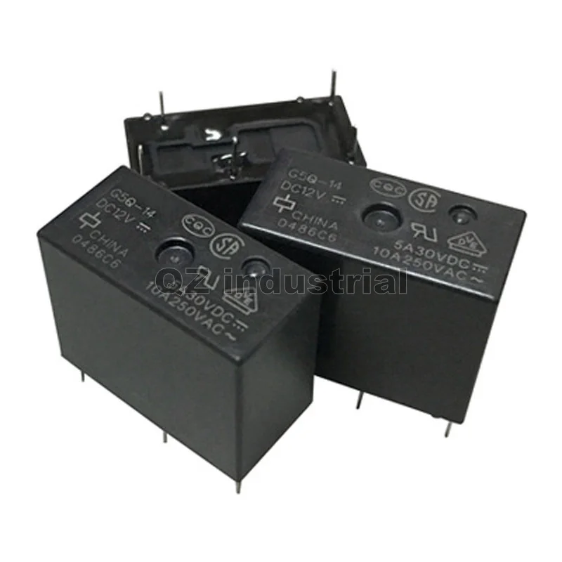 QZ PCB bom сервис новый оригинальный 250VAC 10A 12V DIP5 реле G5Q-14-DC12V