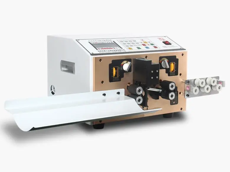 USB Cable cutting and stripping machine for Braided Cable