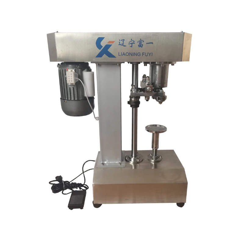 TDFJ-160 automatic stainless steel can seamer canning