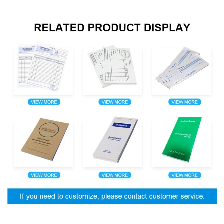 Customized invoice book for small business Offset Paper Restaurant Guest Check