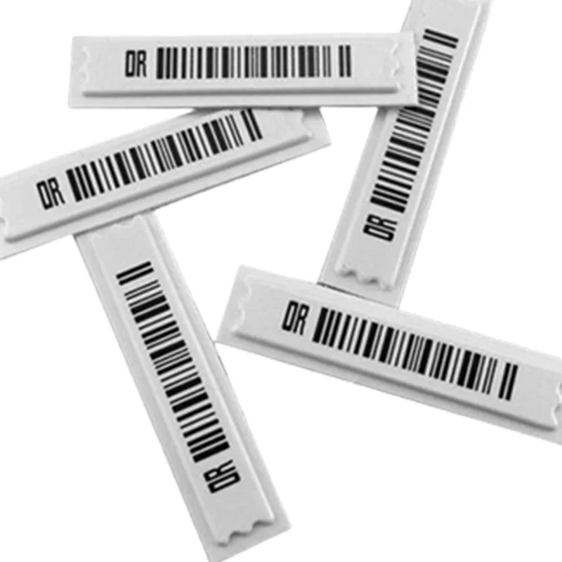 900Mhz Passive Barcode Label Anti Theft Alarms Electronic Article Surveillance Supermarket EAS AM RFID Tag for Clothing