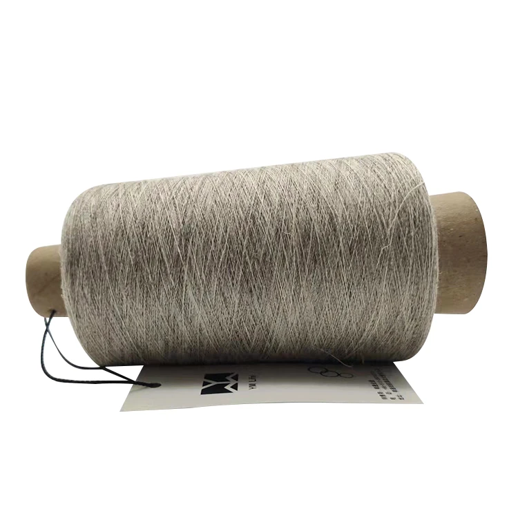 2/28NM топовая окрашенная льняная пряжа для женской одежды, швейные инструменты, ребристая трикотажная ткань, льняная пряжа