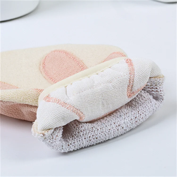 Best Seller Products 2024 Bath Sponge For Shower Dead Skin Remover Soft Gloves Animal Rabbit Shape Bath Sponge Mitts