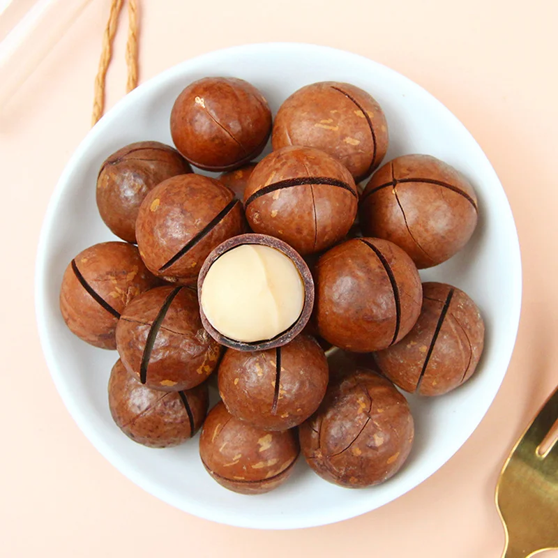 Hot Sale Wholesale Snacks Healthy Pure Natural Original Shelled No Added Nuts Milky Macadamia Nuts