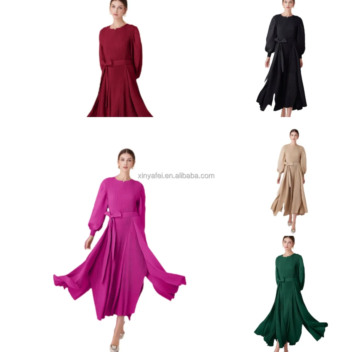 Foreign trade 2024 European and American fashion trend print loose dress Bohemian fashion temperament trend wholesale