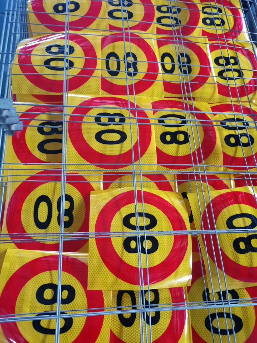 High Visibility Customized Traffic Reflective Road Sign Sticker for Warning Board