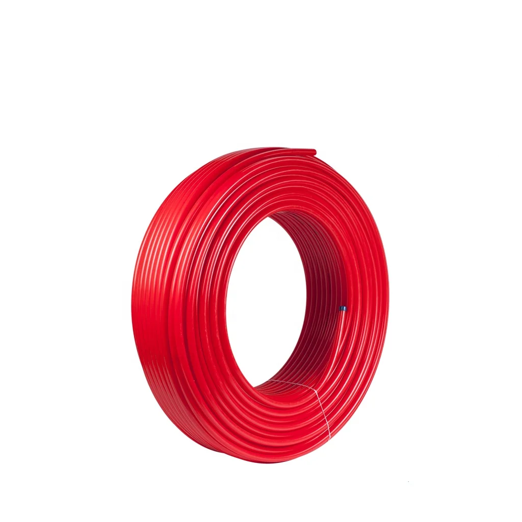 PERT/EVOH/PERT multilayer composite pipes with oxygen barrier for under floor heating