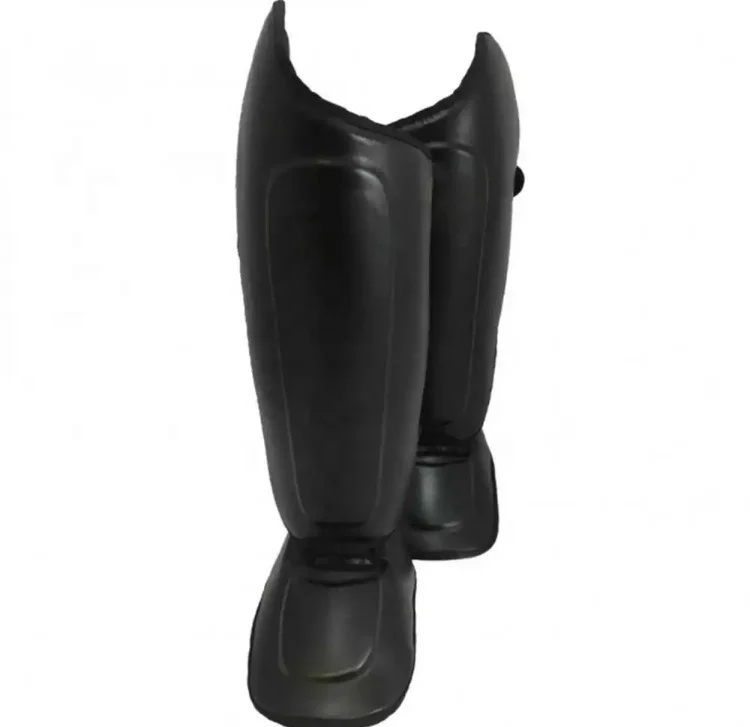 Cheap Price Hgih Quality Custom Black Shin Instep Custom Elastic Shin Guard Kick Boxing Shin Made In Pakistan