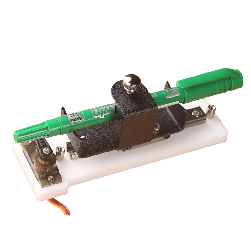 DIY plotter drawing machine pen holder fixture device laser writing machine parts with control servo and square guide rail up do