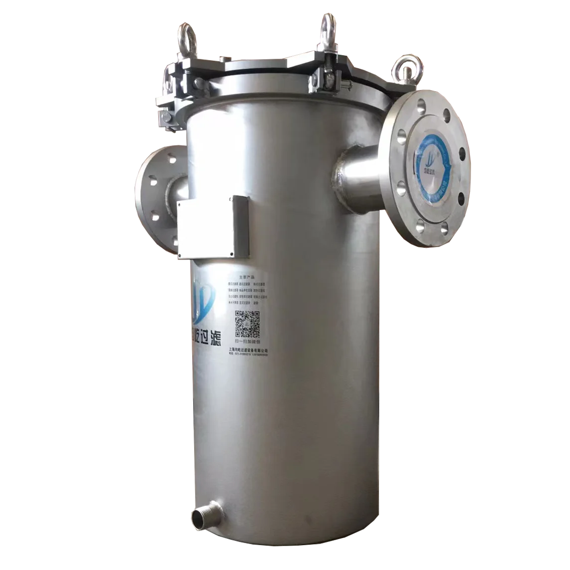 GJ Alcohol filtration Sewage pipeline filtration equipment Basket type pipeline filter