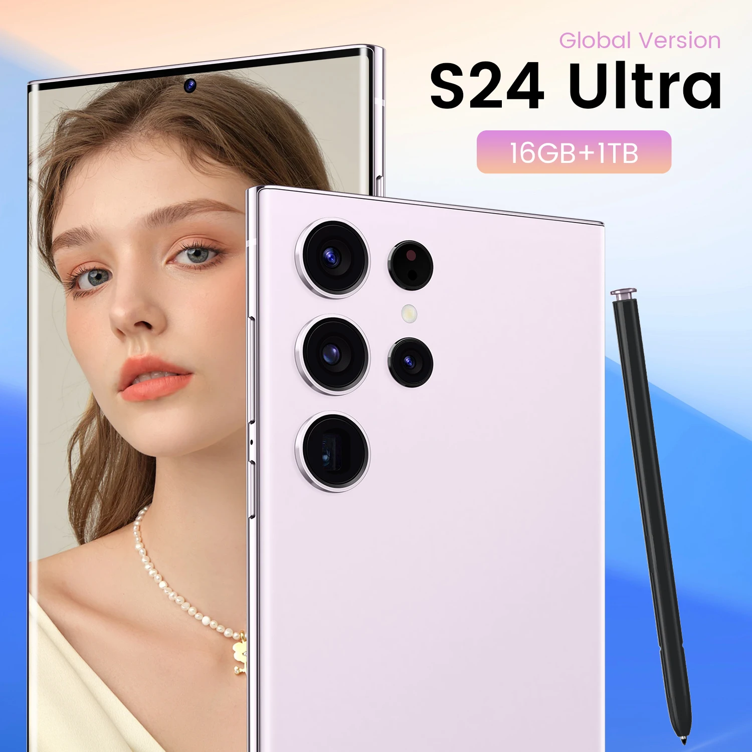 Высокое качество S24 ультра оригинальный 5G разблокированный смартфон заводская цена 16 ГБ + 1 ТБ огромная память dual sim мобильный телефон