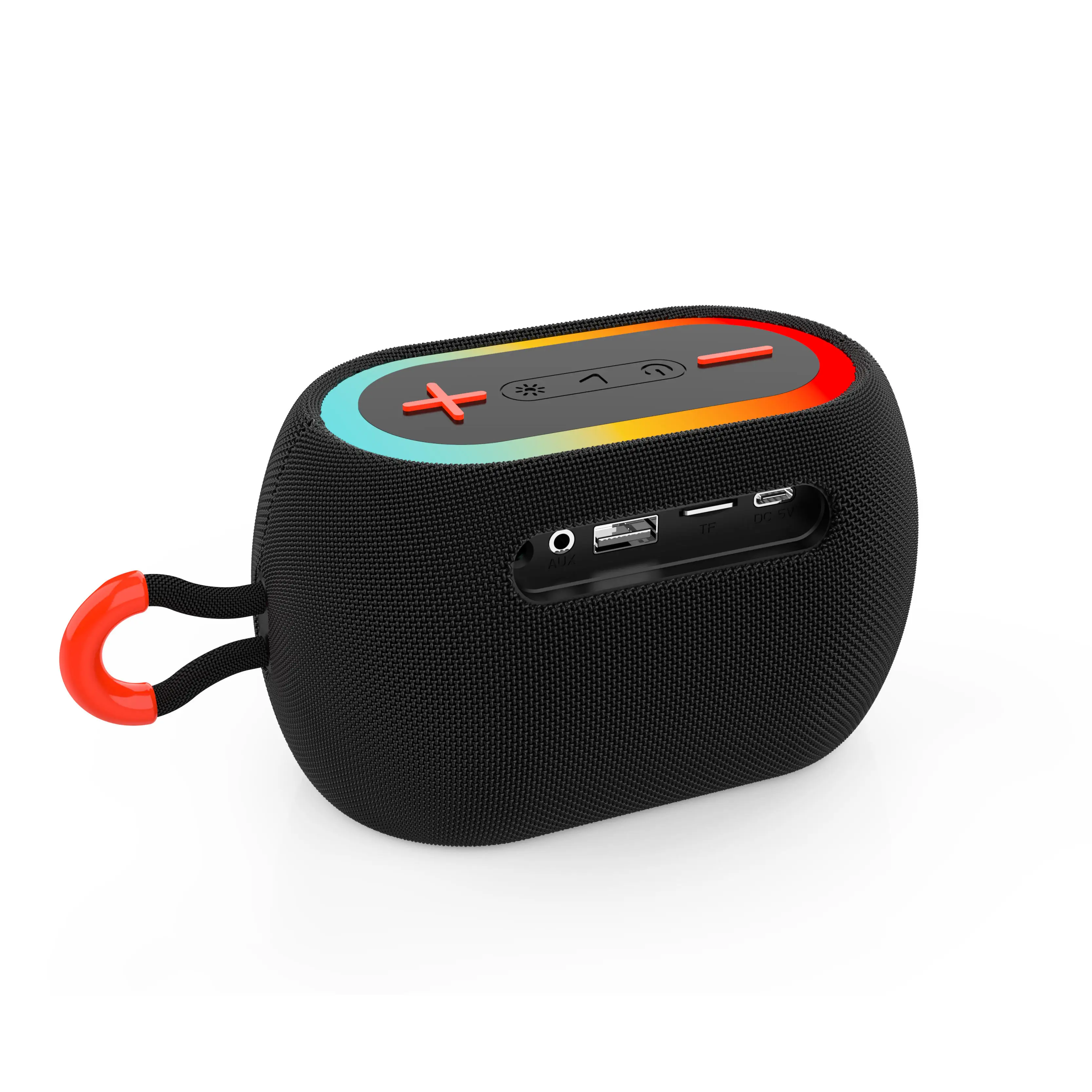Портативная колонка с Bluetooth, стерео, Hi-Fi, тяжелый бас, беспроводная звуковая панель, громкоговоритель с поддержкой искусственного радио