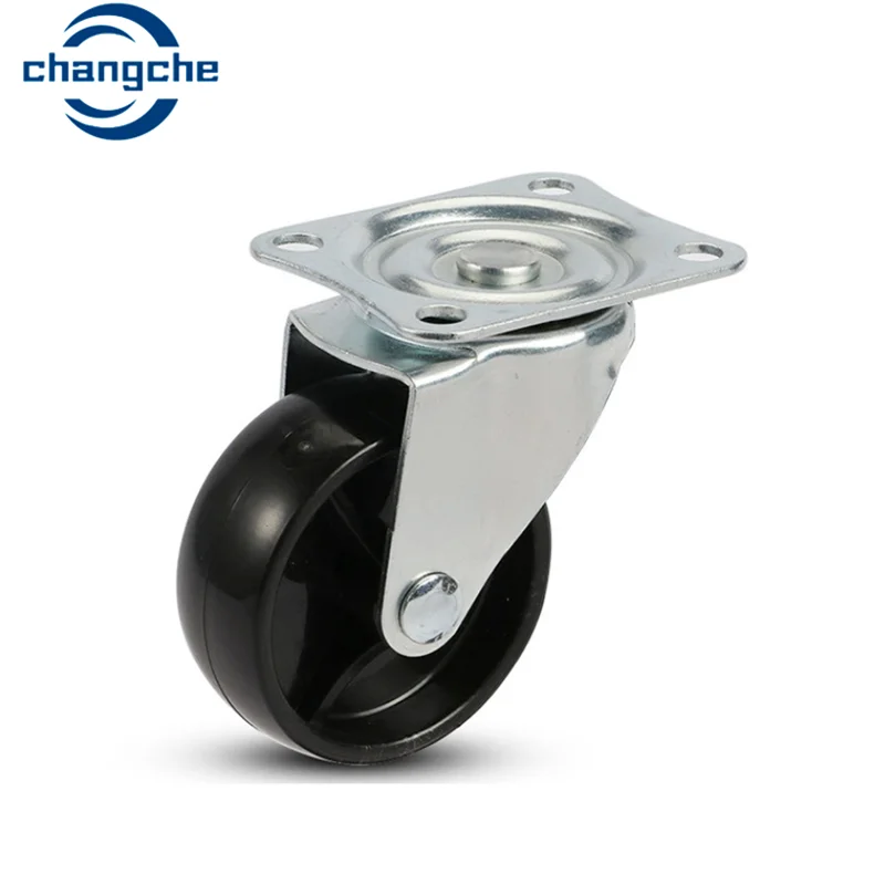 4 Inch Industrial Silent Tpr Caster Heavy Duty Black Caster