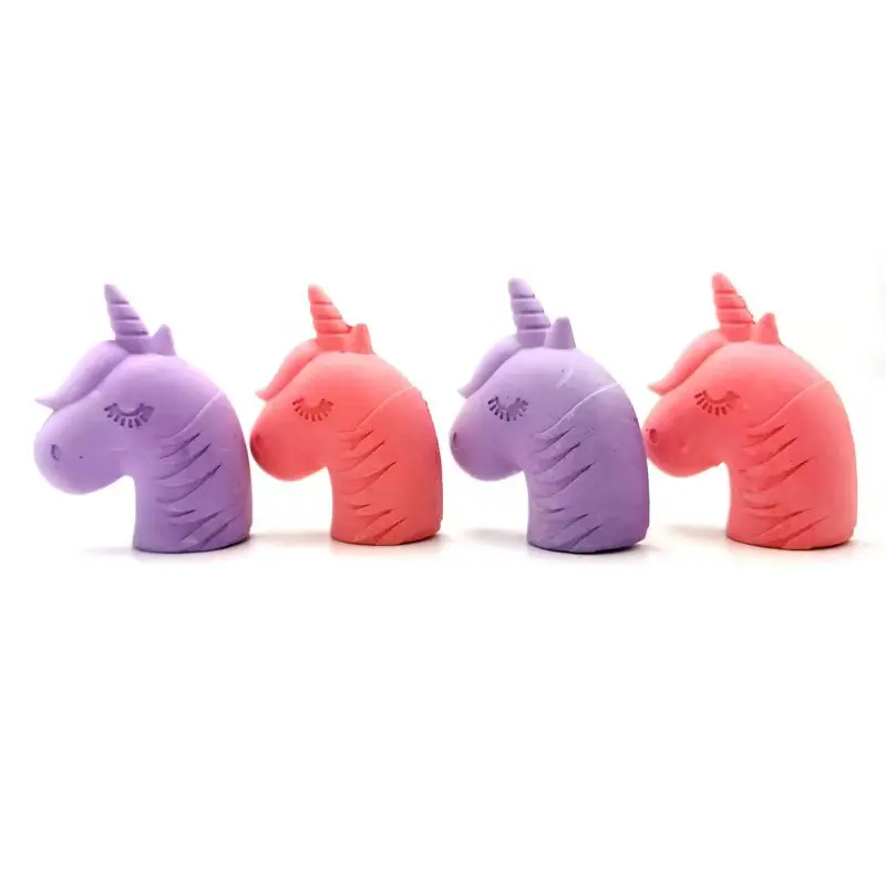 unicorn  shapes educational chalk no toxic school dustless chalk set  for kids