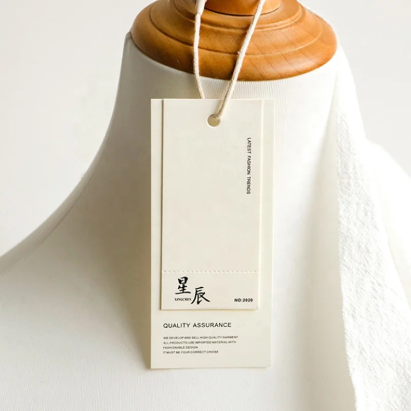 Именные логотипы, брендовые бирки, бирки из крафт-бумаги, металлические люверсы для одежды, бирки на заказ, бесплатный дизайн, печать с белым и черным шнурком