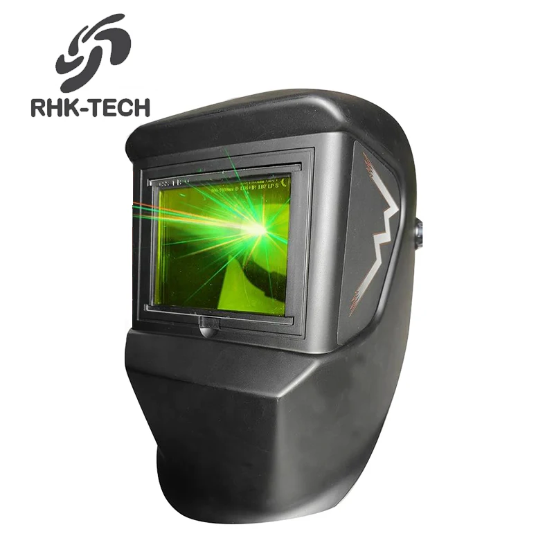 RHK TECH NEW ARRIVAL 900-1080nm Wavelength Auto Darkening GMAW 2-in-1 Safety Fiber Laser Welding Helmet