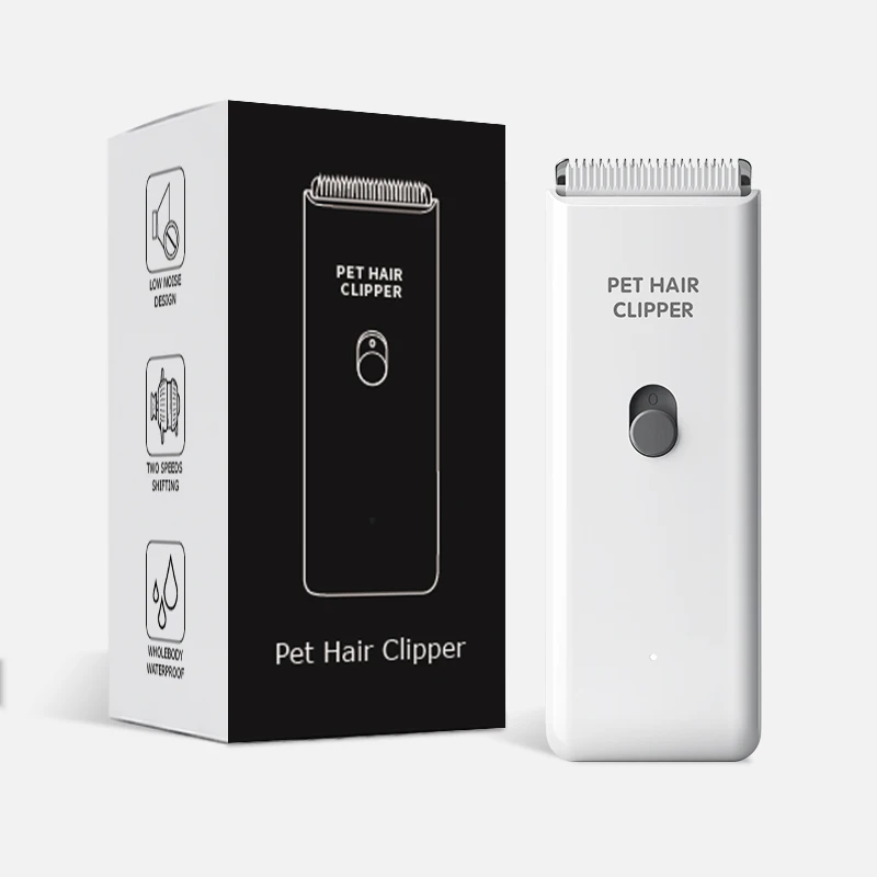 Low Noise Usb Power Cutting Ceramic Blade Rechargeable Electric Grooming Trimmer Dog Pet Hair Clipper