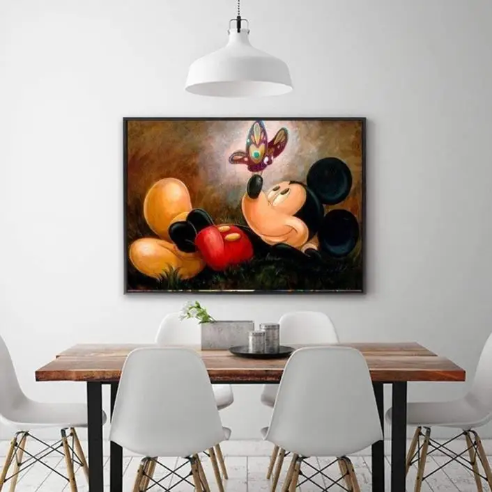 Wholesale 5D Mickey Diamond Painting Mosaic Diamond Embroidery Full Picture Christmas Gift and decoration