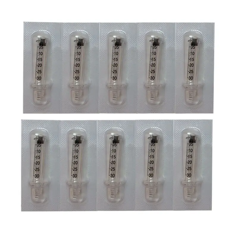 x 0.3ml 0.5ml Disposable Plastic Ampoule/syringe/needle For Hyaluronic Aicd Pen/gun