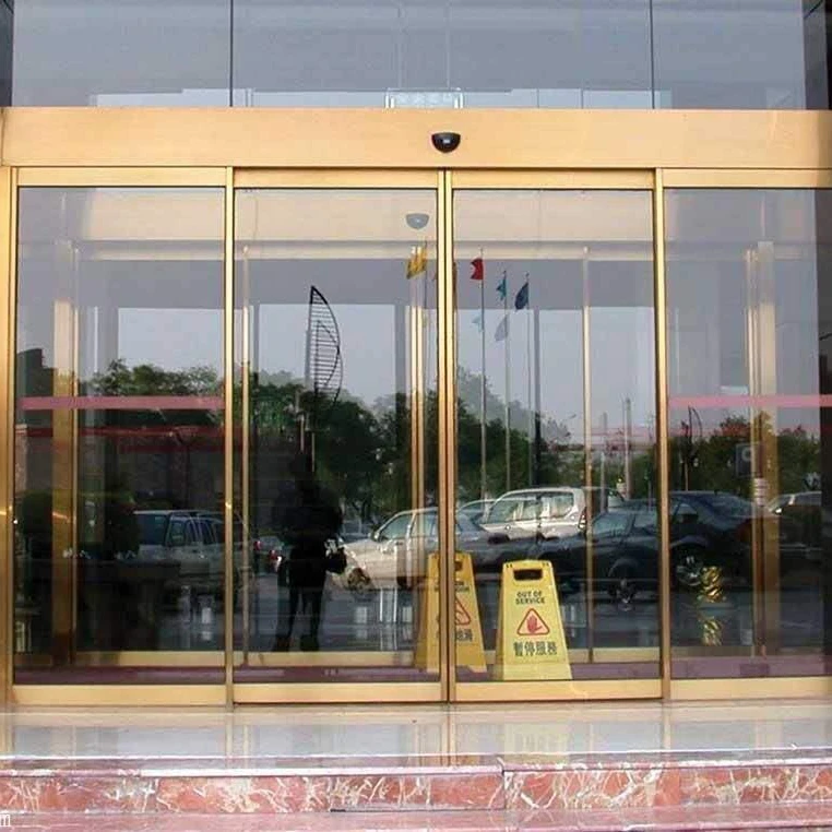 Low cost ES200 model standard 4meter aluminium auto gate door mechanic automatic sliding doors