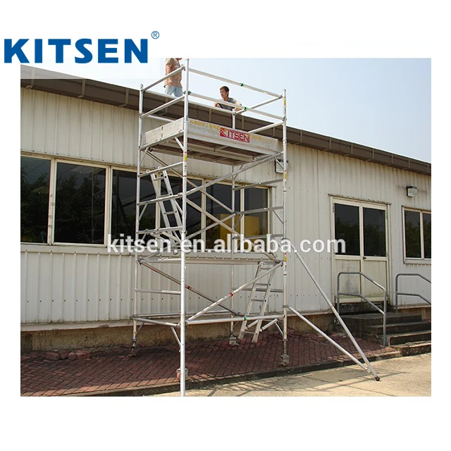 DIY Aluminium Scaffold Tower with Trapdoor Platform