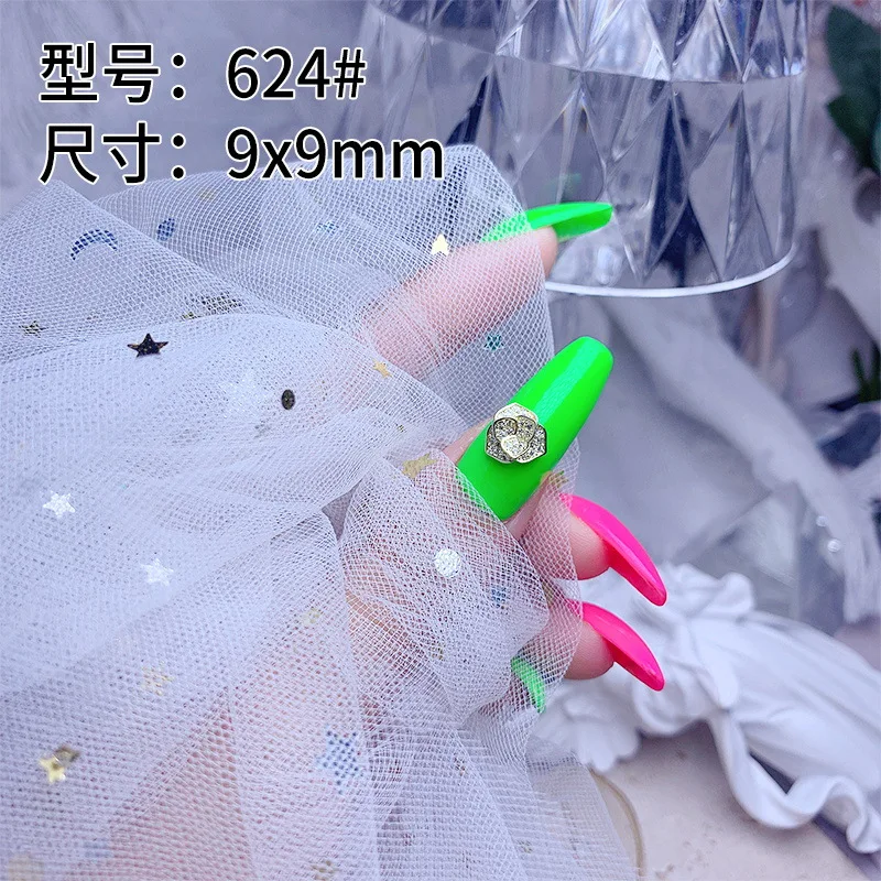 High quality manicure decoration wholesale luxury designer zircon 3d nail charms for nails