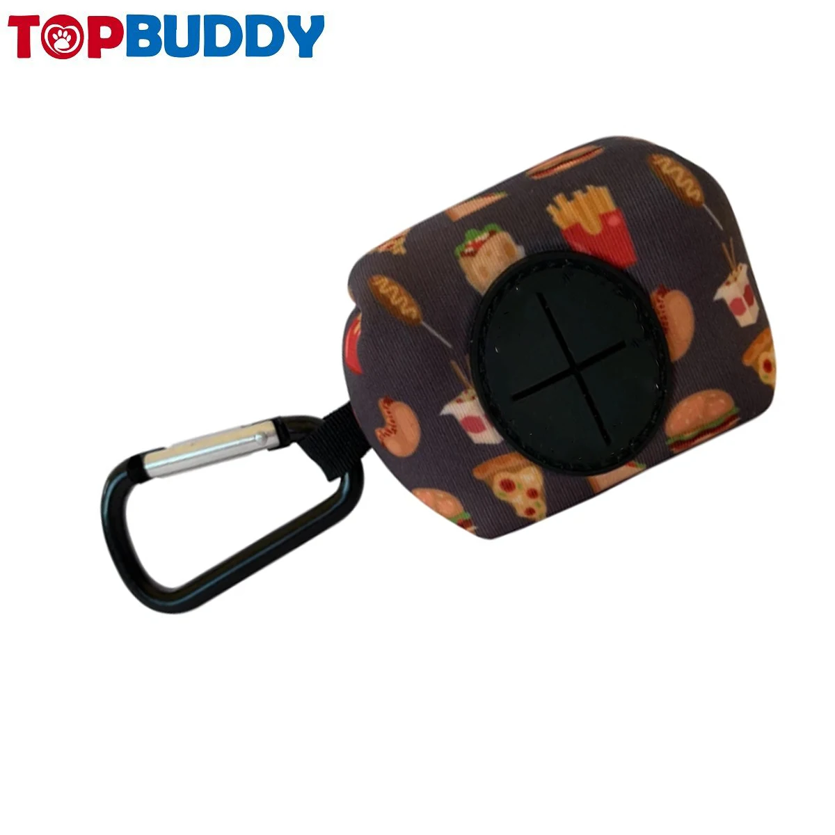 Neoprene Dog Poop Bag Dispenser with rubber grommet