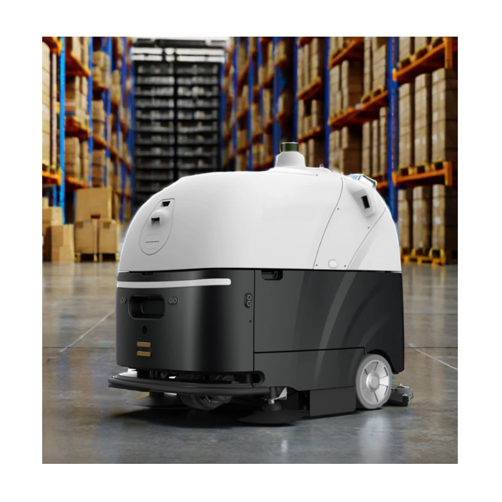 SC80 Intelligent Robot Cleaning Robot Vacuum Cleaner And Intelligent floor Washer Sweeper scrubber Robot For Factory workshop