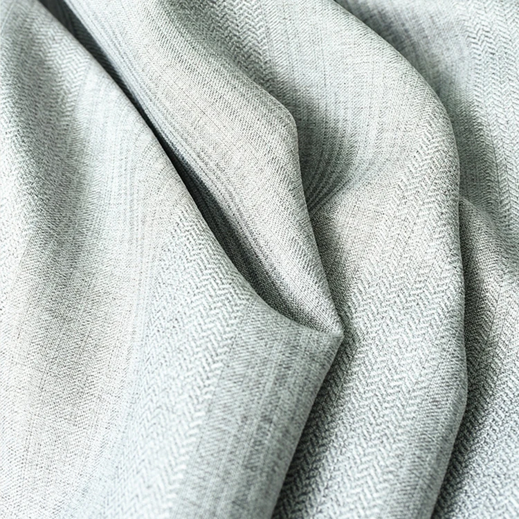 Yafuni thickened dark grain small jacquard black silk blackout curtain living room bedroom solid color mosaic curtain