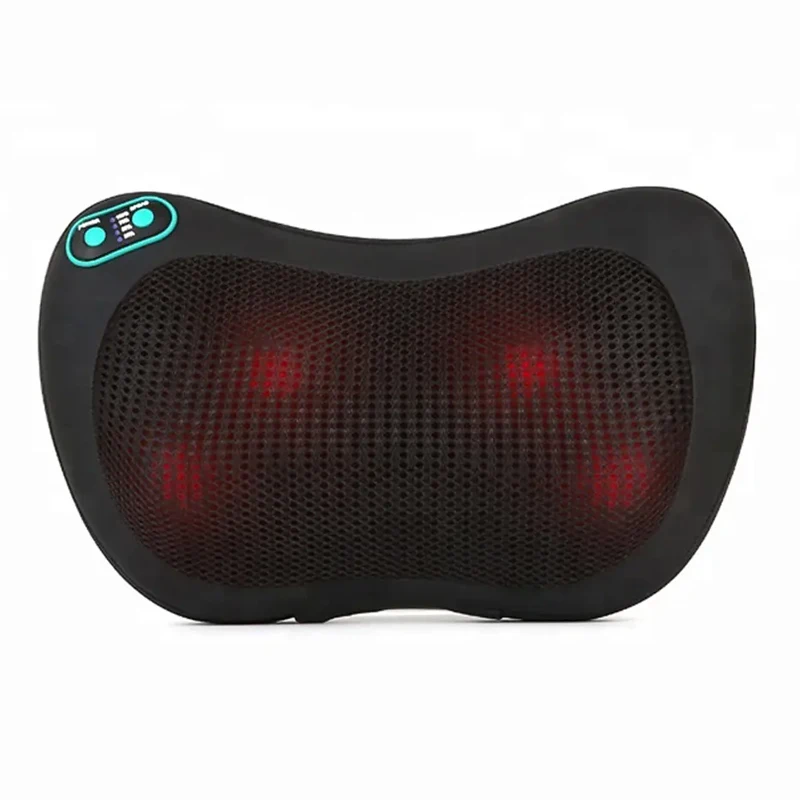 hot sale cordless wireless intelligent electric full body shiatsu kneading vibrator relaxation neck massage pillow